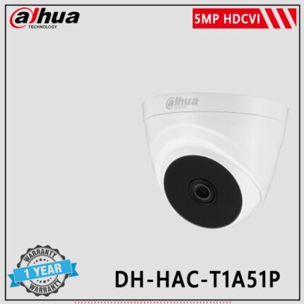 Dahua DH-HAC-T1A51P 5MP HDCVI Fixed IR Eyeball Camera